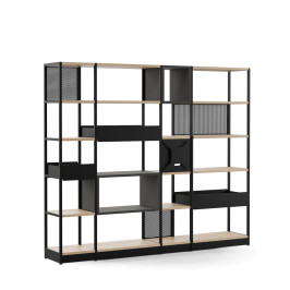 Kantoor roomdivider met plantenbakken